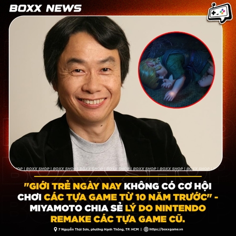 Nintendo Chọn Remake Game Cũ Là Để Giới Trẻ Tiếp Xúc Các Game Huyền Thoại