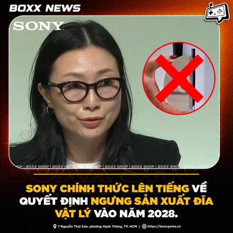 Sony Chính Thức Lên Tiếng Về Quyết Định Ngưng Sản Xuất Đĩa Vật Lý Vào Năm 2028
