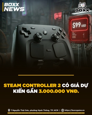 Steam Controller 2 Có Giá Dự Kiến Gần 3.000.000 VNĐ. Chiếc Tay Cầm Giúp Bạn Chơi Game PC Mượt Như Dùng Chuột!