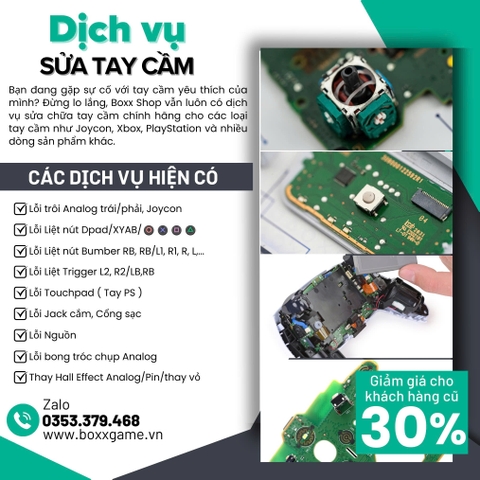 Thay Cần Analog TMR: Giải Pháp Chống Trôi Vĩnh Viễn & Nâng Cấp Trải Nghiệm Tay Cầm