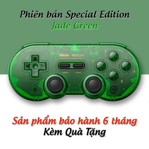 Tay cầm chơi game bluetooth 8Bitdo SN30 Pro Classic cho Nintendo Switch, Windows, Điện thoại