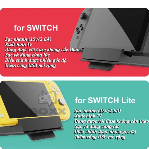Jumpgate Dock cho Nintendo Switch OLED chính hãng Skull & Co