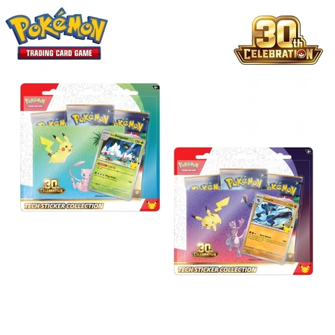 Pokemon TCG: 30th Celebration Tech Sticker Collection