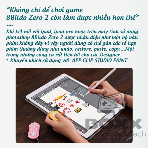 Tay Cầm Chơi Game Bluetooth 8bitdo Zero 2