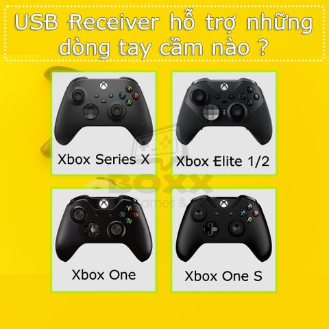 USB Xbox cho tay cầm xbox one S, xbox series X, USB Bluetooth cho xbox