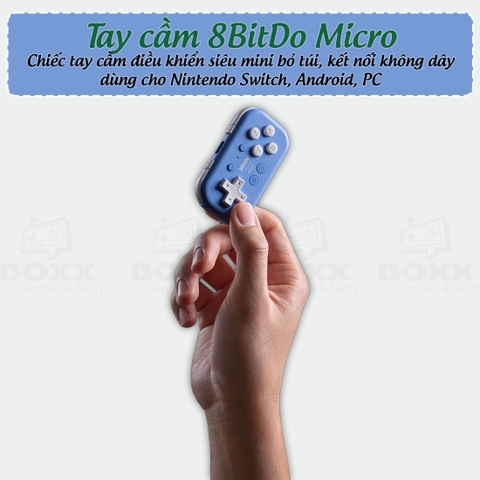 Tay Cầm Chơi Game Bluetooth 8BitDo Micro cho Nintendo Switch
