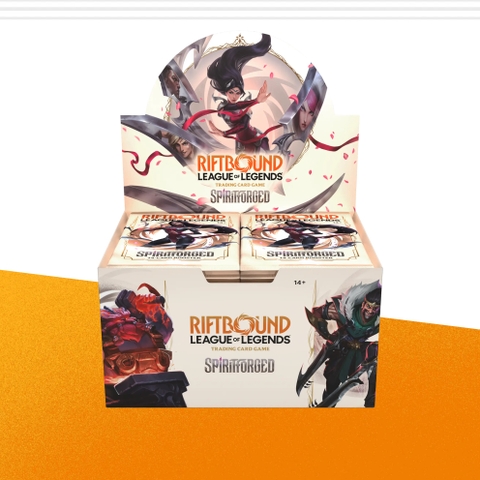 Riftbound Spiritforged booster box 24 pack 14 cards mỗi pack