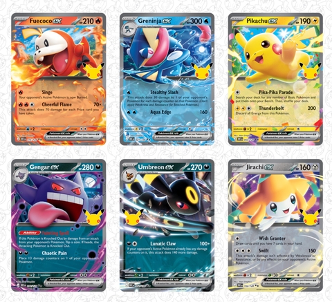 Bộ sưu tập Pokémon TCG 30th Celebration Booster Bundle