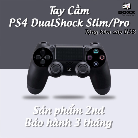 Tay cầm PS4 chính hãng 2nd màu limited, tay cầm ps4 dualshock kèm quà tặng