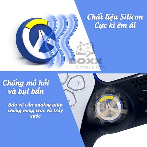 Núm cao su bọc cần analog cho tay cầm Xbox, PS4, PS5 (bán theo cặp 2 núm) - Nhiều màu lựa chọn