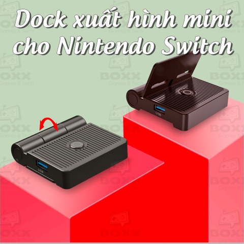 Dock sạc HDMI TV cho Nintendo Switch, Dock HDMI cho Nintendo Switch chính hãng Dobe TNS-19305
