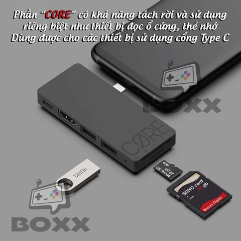 Dock chính hãng Skull & Co Jumpgate cho Nintendo Switch OLED, Nintendo Switch