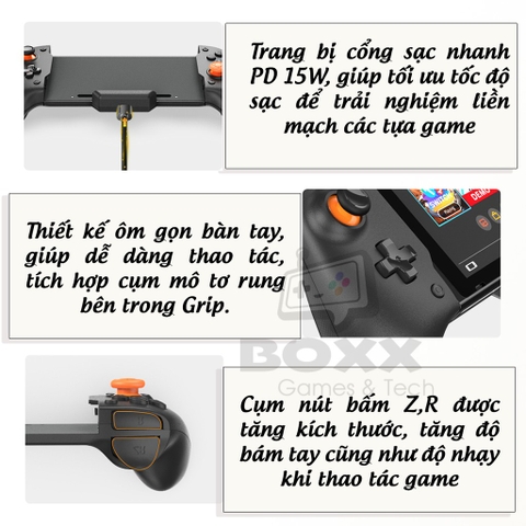 Tay cầm điều khiển cho Nintendo Switch, Controller Grip Nintendo Switch chính hãng Dobe