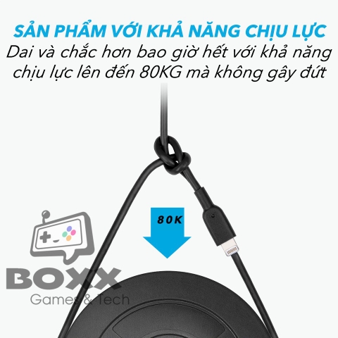 Dây Cáp Sạc Lightning, Type C Anker PowerLine II 0.9m Model : A8163, A8432 - Dùng cho Iphone, Ipad, Samsung