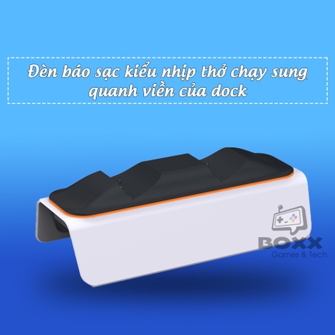 Đế sạc tay cầm PS5 DualSense, Dock sạc nhanh cho tay cầm PS5 mẫu mới