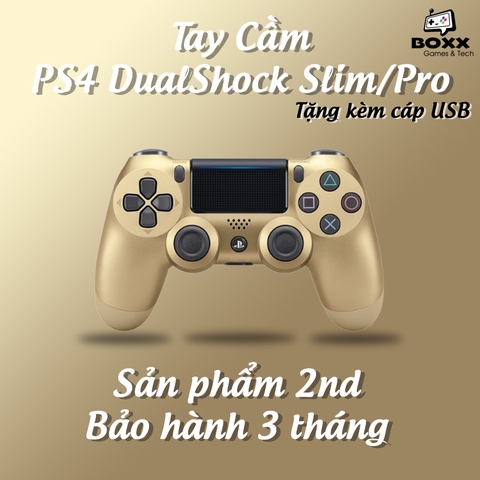 Tay cầm Ps4 Slim/Pro chính hãng nhiều màu, tay cầm chơi game ps4 dualshock