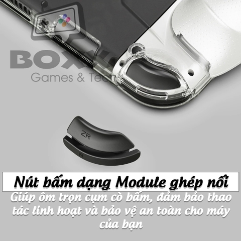 Ốp lưng GripCase hãng Skull & Co cho Nintendo Switch OLED bản Splatoon 3 Limited