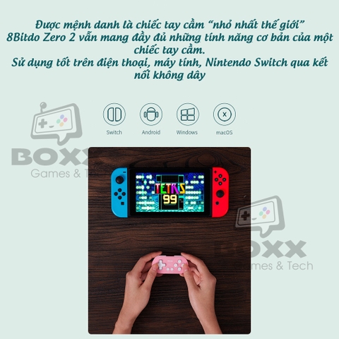 Tay Cầm Chơi Game Bluetooth 8bitdo Zero 2