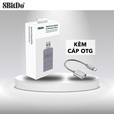 USB 8Bitdo cho tay cầm Xbox, PS4, PS5, Pro Controller