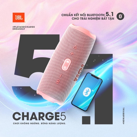 Loa Bluetooth JBL Charge 5 hàng chính hãng bảo hành 12 tháng