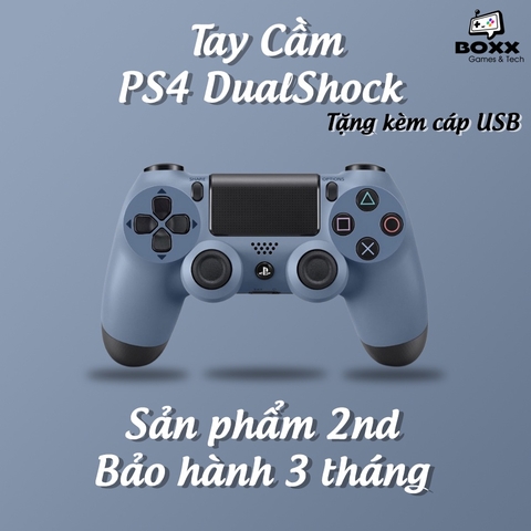 Tay cầm PS4 chính hãng 2nd nhiều màu, tay cầm ps4 dualshock kèm quà tặng