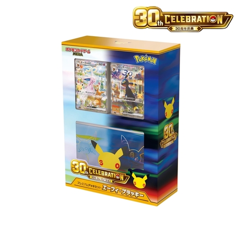Pokemon TCG: 30th Celebration Japanese Premium Deck Set Espeon & Umbreon
