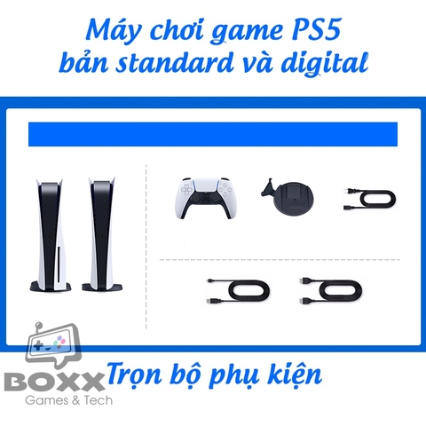 Máy PS5, Máy Playstation 5 bản Standard kèm quà tặng