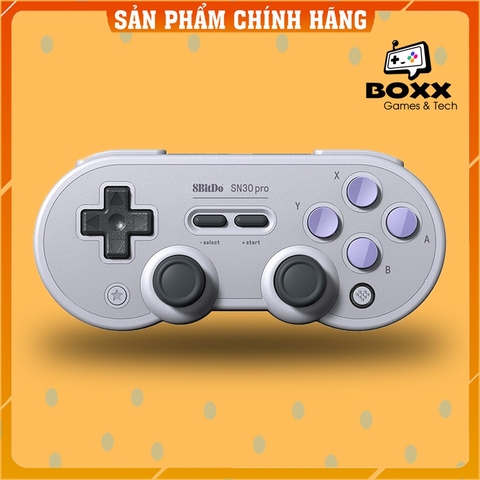Tay cầm chơi game bluetooth 8Bitdo SN30 Pro SN Edition cho Nintendo Switch, Windows, Điện thoại