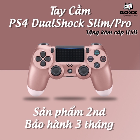 Tay cầm PS4 chính hãng 2nd màu limited, tay cầm ps4 dualshock kèm quà tặng