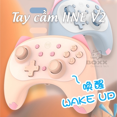 Tay cầm IINE cho nintendo switch bản tai mèo, tay cầm bluetooth IINE - nintendo switch lite