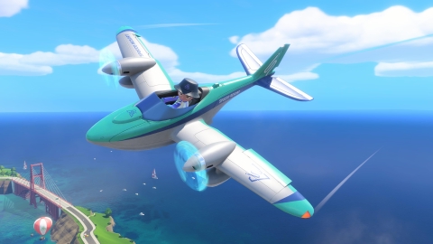 Nintendo Switch Sports Resort với Joy-Con 2 điều khiển chuyển động.