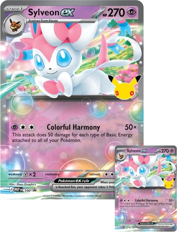 Pokemon TCG: 30th Celebration Sylveon ex Box/Greninja ex Box