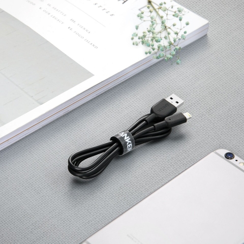Dây Cáp Sạc Lightning, Type C Anker PowerLine II 0.9m Model : A8163, A8432 - Dùng cho Iphone, Ipad, Samsung
