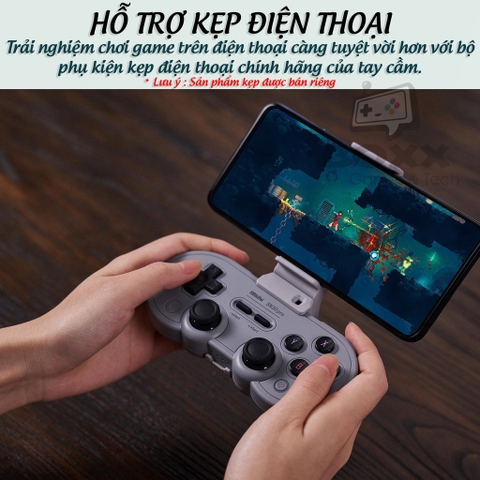 Tay cầm chơi game bluetooth 8Bitdo SN30 Pro Classic cho Nintendo Switch, Windows, Điện thoại