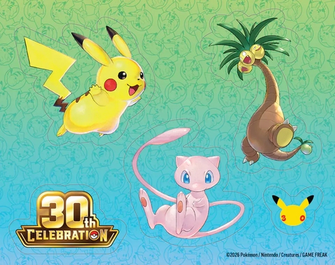 mn phẩ sảt kết thiế chi tiếmon TCG 30th Celebration Tech Sticker Collection –mPokén phẩ sảt kết thiế chi tiếmon TCG 30th Celebration Tech Sticker Collection –Poké