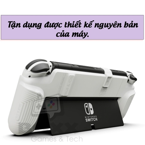 Ốp lưng NeoGrip hãng Skull & Co cho Nintendo Switch OLED và V1, V2 NeoGrip & MaxCarry Case