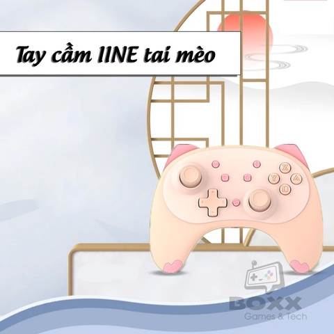 Tay cầm IINE cho nintendo switch bản tai mèo, tay cầm bluetooth IINE - nintendo switch lite