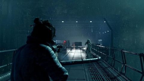 Đĩa game Star Wars Outlaws trên PS5 với thế giới mở rộng lớn.