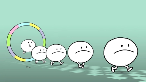 Nhân vật hoạt hình vui nhộn trong game Rhythm Heaven Groove