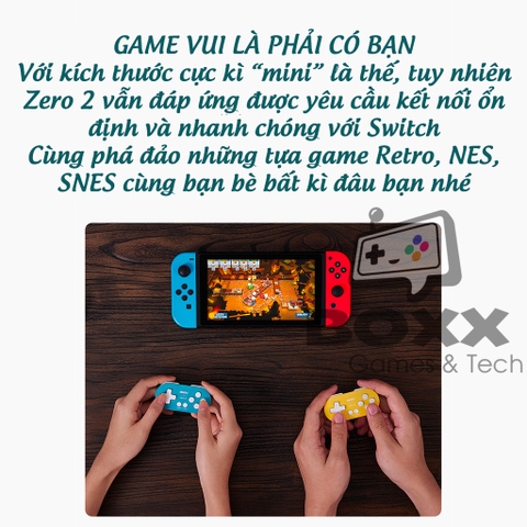 Tay Cầm Chơi Game Bluetooth 8bitdo Zero 2