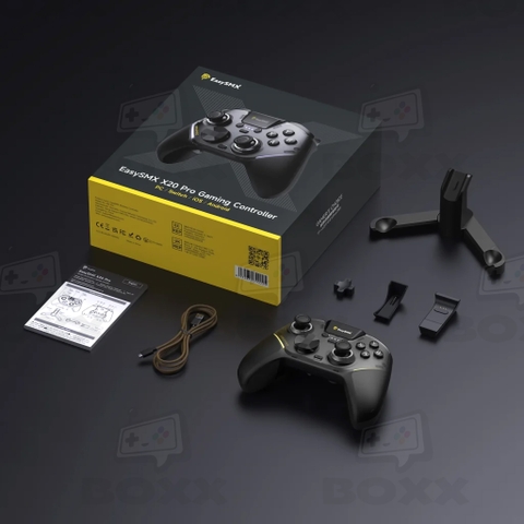 Hộp và phụ kiện tay cầm EasySMX X20 Pro Wireless Gaming Controller