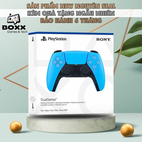 Tay Cầm PS5 DualSense, PlayStation 5 Màu Starlight Blue