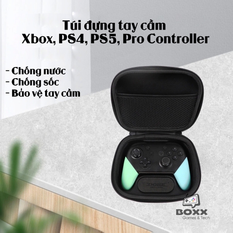 Bao đựng chống sốc cho tay cầm xbox one S, PS4, PS5, Pro Controller chính hãng Dobe