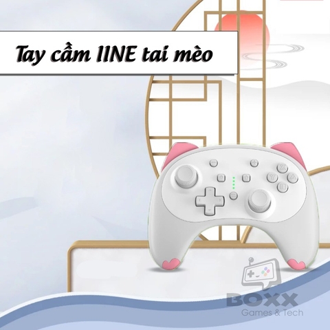Tay cầm IINE cho nintendo switch bản tai mèo, tay cầm bluetooth IINE - nintendo switch lite