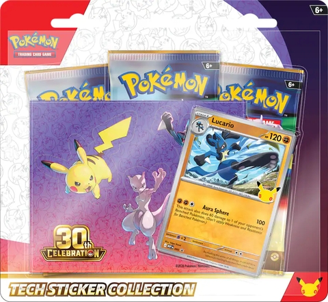mn phẩn sảc nhì gómon TCG 30th Celebration Tech Sticker Collection –mPokén phẩn sảc nhì gómon TCG 30th Celebration Tech Sticker Collection –Poké