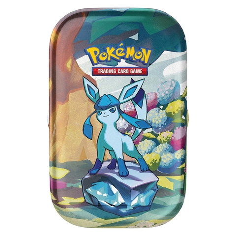 Scarlet & Violet Prismatic Evolutions Mini Tin English.