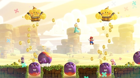 Mario Bros Wonder gameplay platform Nintendo Switch 2
