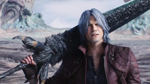 Nhân vật V và quái thú triệu hồi trong Devil May Cry 5 Switch 2