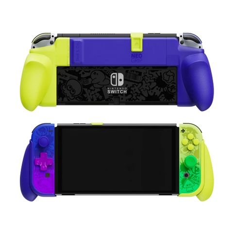Ốp lưng NeoGrip hãng Skull & Co cho Nintendo Switch OLED và V1, V2 Splatoon 3 Limited