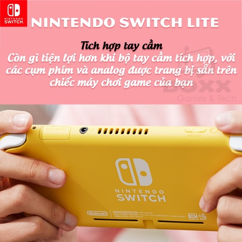 Máy game Nintendo Switch Lite - Màu Cool Blue, bảo hành 12 tháng kèm quà tặng
